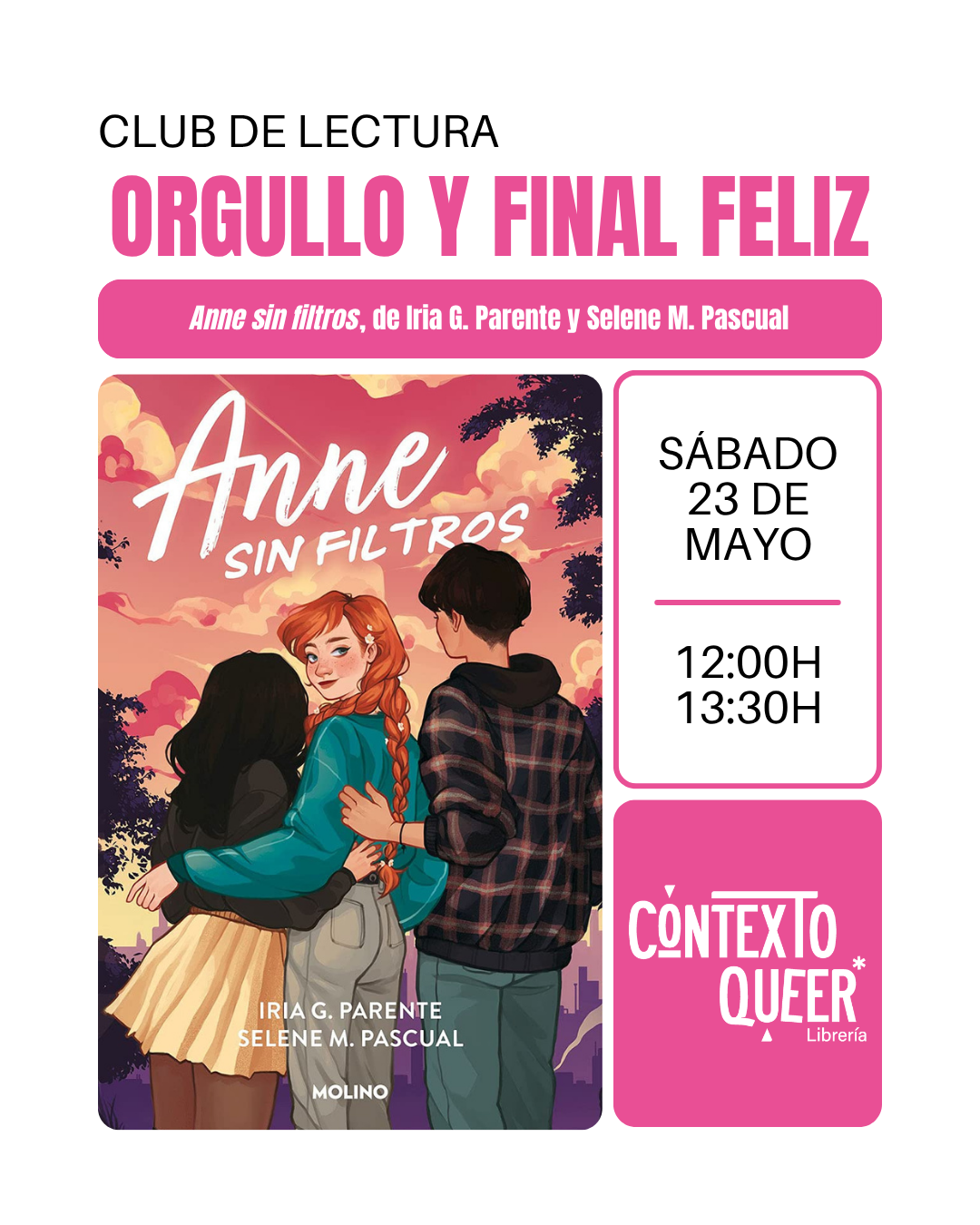 Club de lectura Orgullo y final feliz