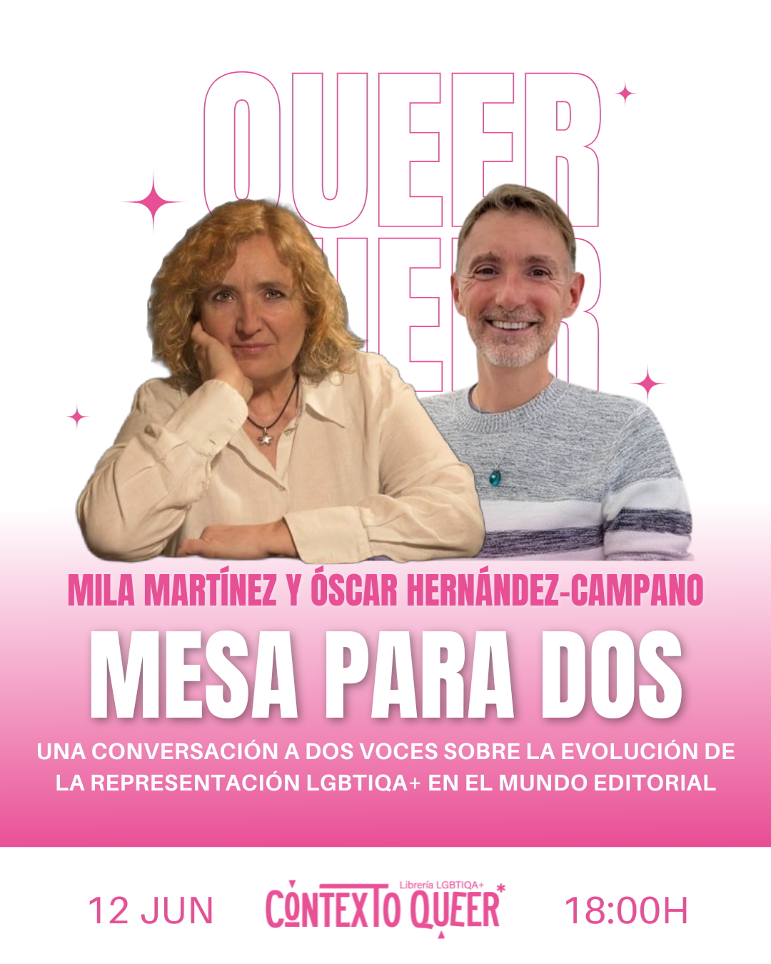 Mesa para dos: Mila Martínez y Óscar Hernández-Campano