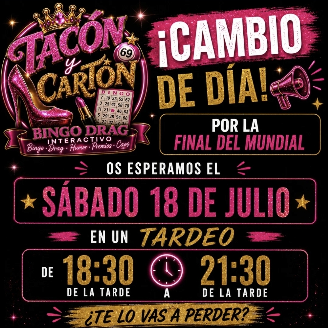 Tacón y Cartón - Bingo Drag Interactivo
