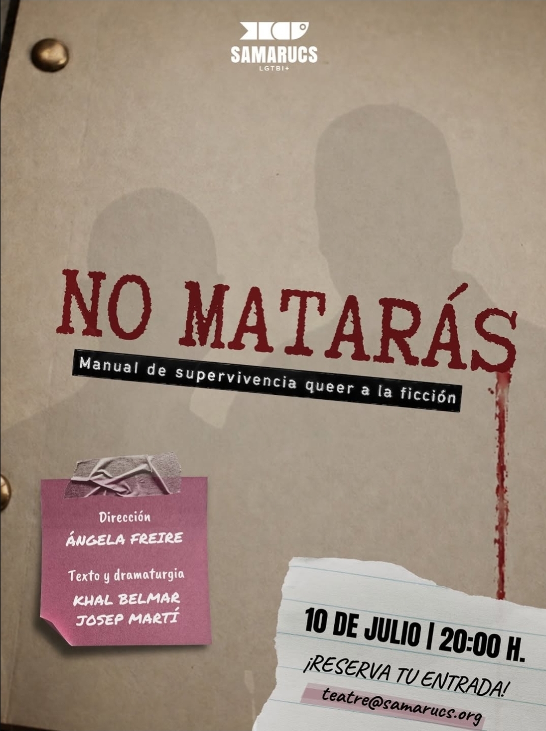 NO MATARÁS: Manual queer de supervivencia en la ficción