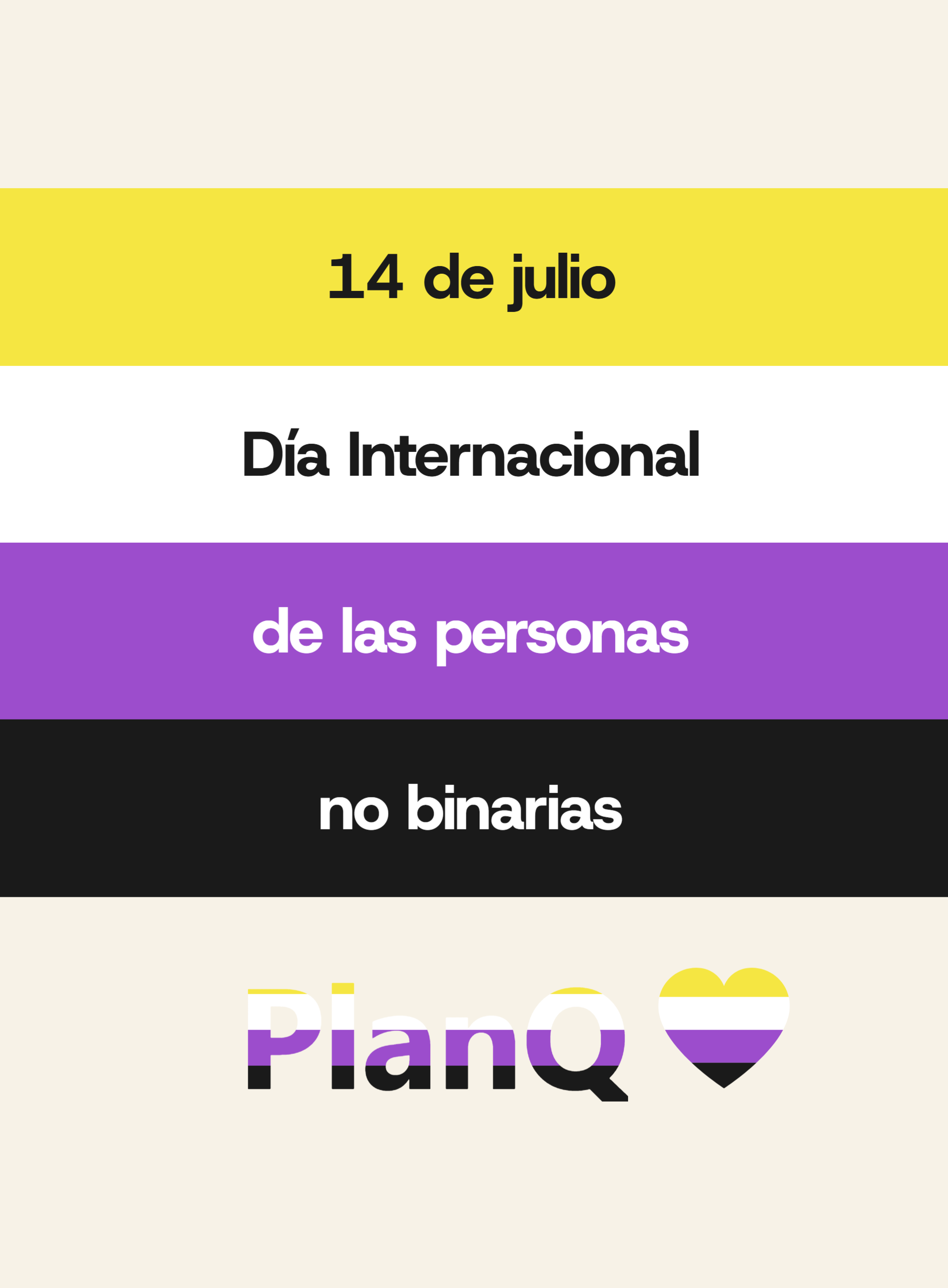 Día internacional de las personas no binarias