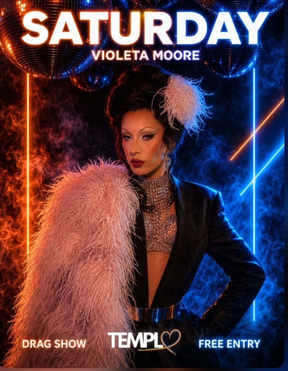Saturday Drag Show con Violeta Moore