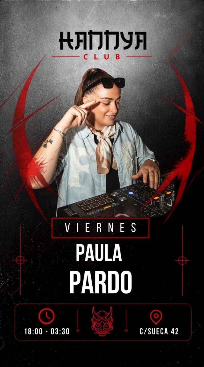 Paula Pardo en Hannya Club
