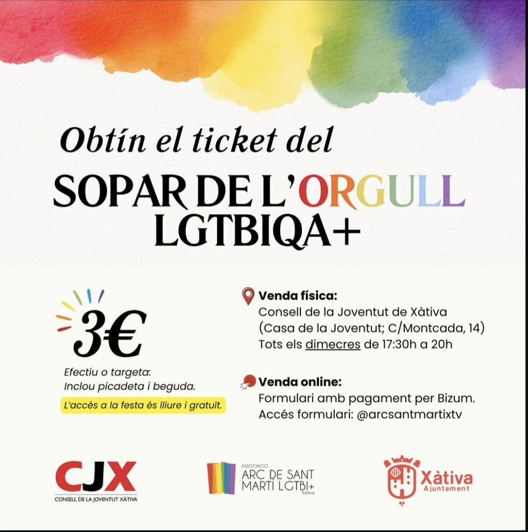 Sopar de l'Orgull LGTBIQA+