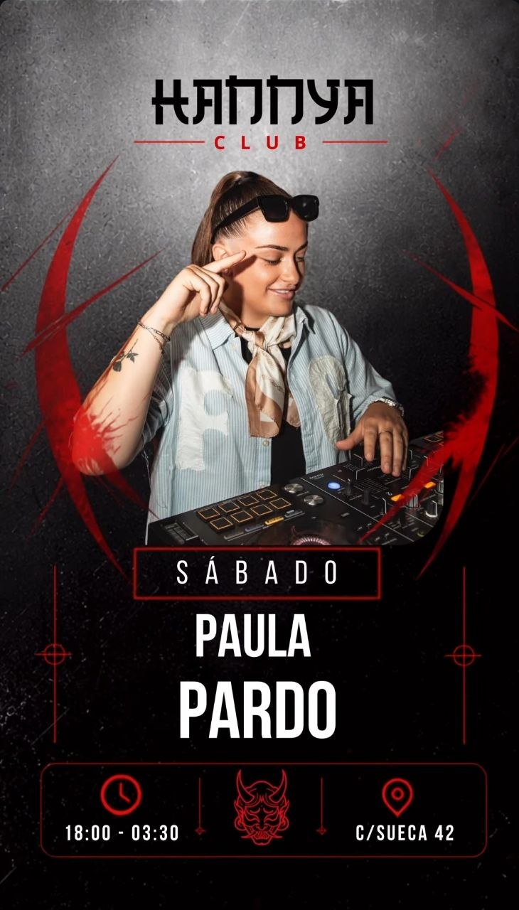 Paula Pardo en Hannya Club