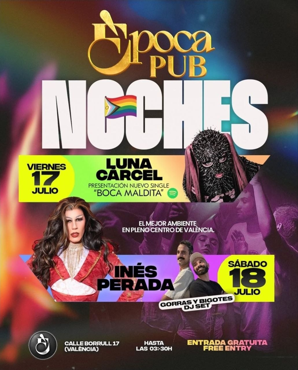 Época Pub Noches - Luna Cárcel
