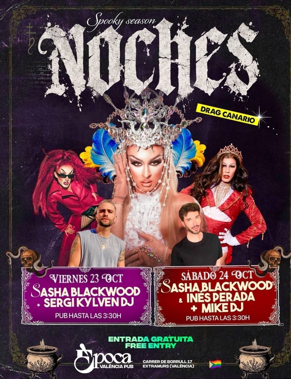 Noches - Spooky Season Drag Canario