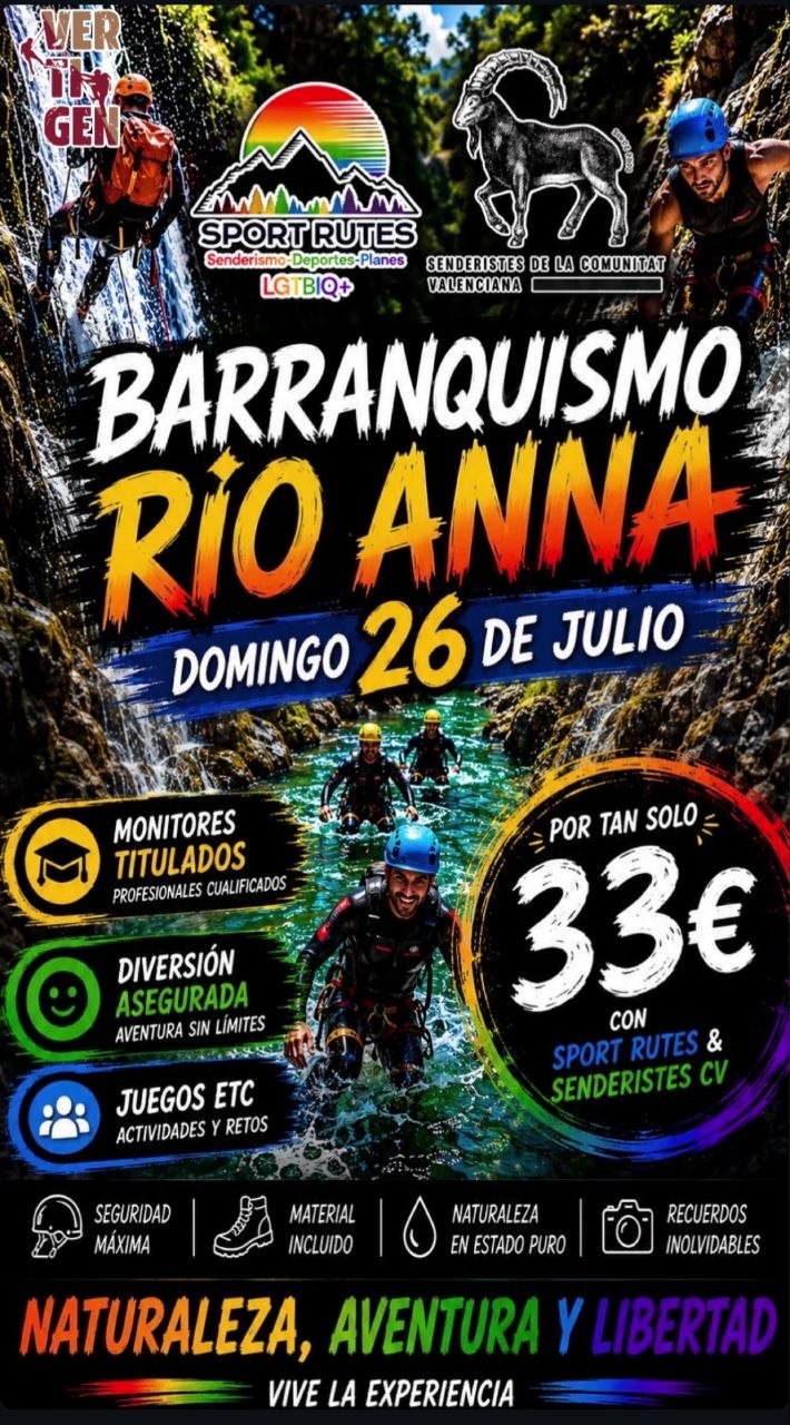 Barranquismo Río Anna